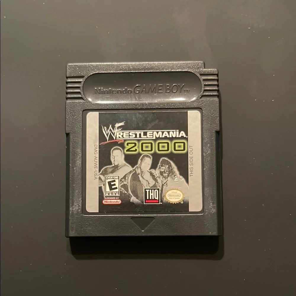 Nintendo Game Boy WrestleMania 2000 Game preowned in working condition
